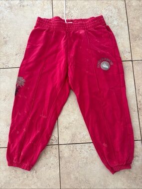 NIKE Fleece Jogger Pants - Hot Pink